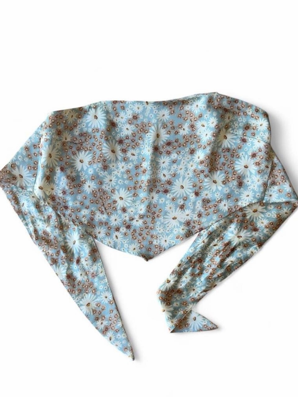 Garage Floral Daisy Bandana Top